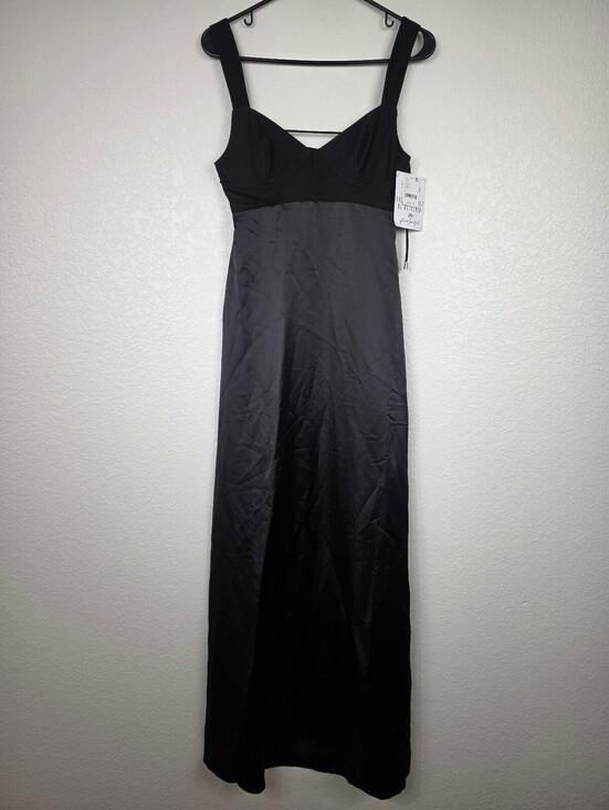 Free People Dresses & Skirts - NWT $250 Free People Black Satin Maxi Size 0 Dress